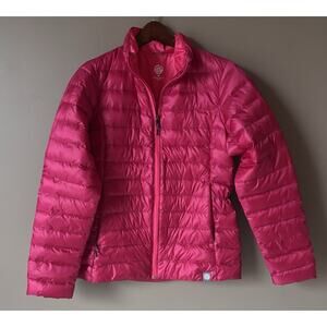 REI Co-op Jacket Women M 650 Down Insulated Puffer Coat Lightweight Pink